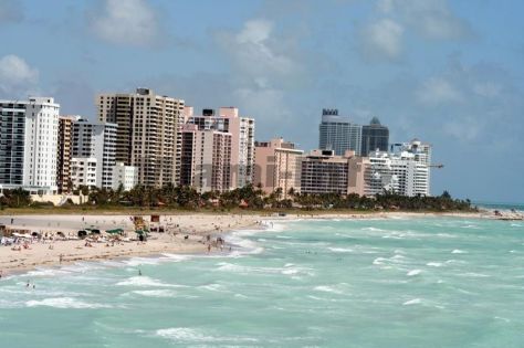 Una veduta di Miami Beach
