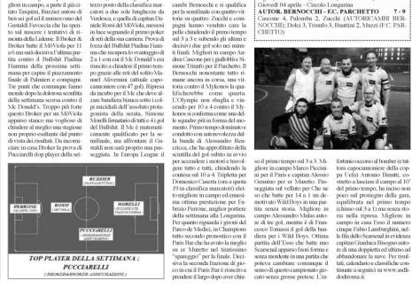 Uno stralcio del Giornale di Ostia di ieri con la foto dello Scarsenal