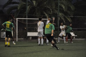 Formica batte una punizione durante il Ventiquattrennale