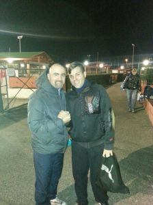 Nella foto Alexander Ruggeri (a destra, 19 anni) e Alessandro Rencricca (a sinistra, 37 anni)